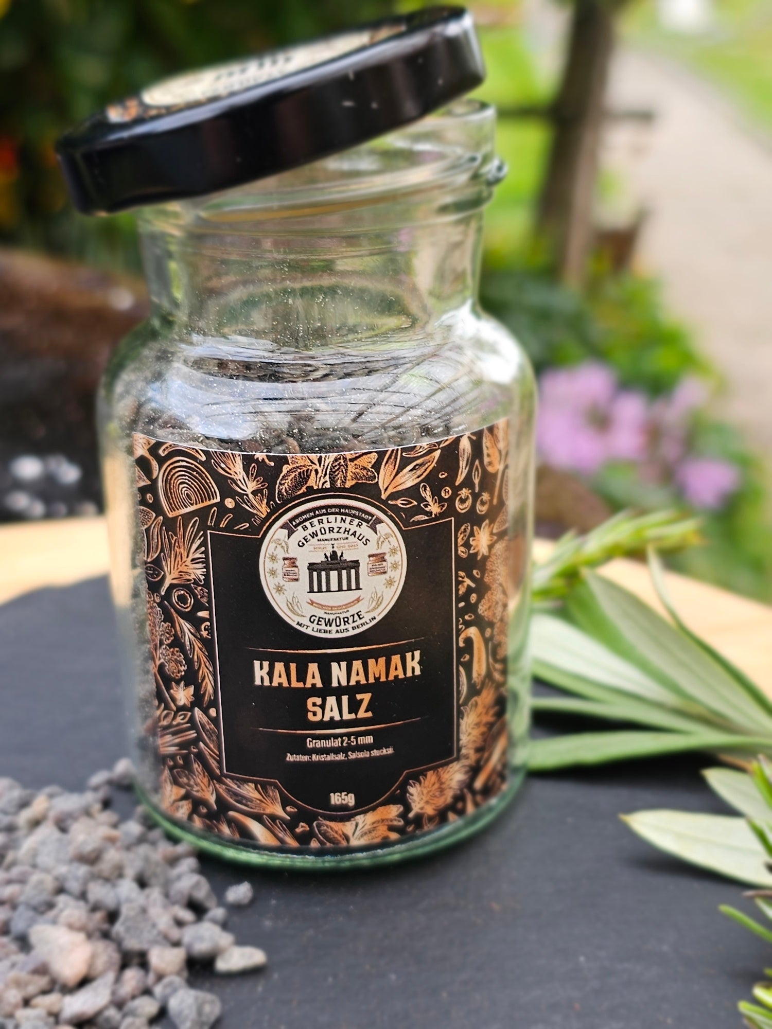 Kala Namak Salz Granulat 2-5 mm 165g