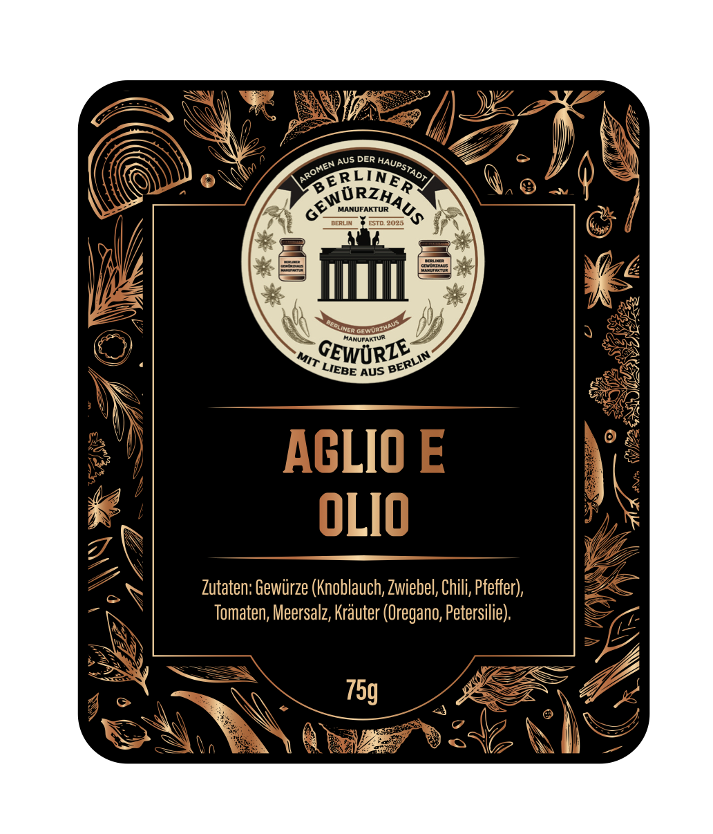 Aglio e Olio 75g - Berliner-Gewürzhaus-Manufaktur 