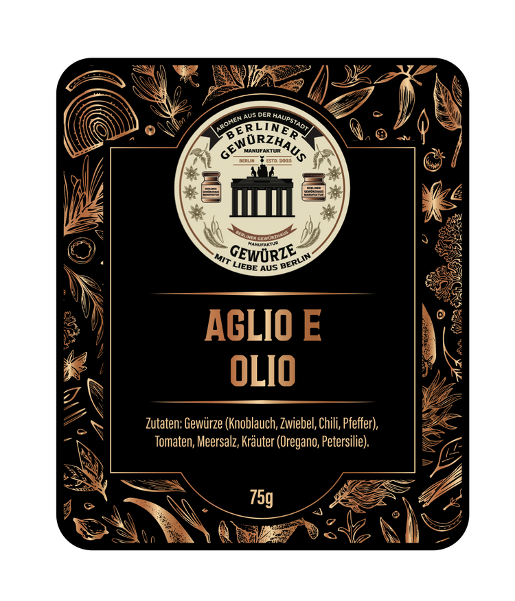 Aglio e Olio 75g - Berliner-Gewürzhaus-Manufaktur 