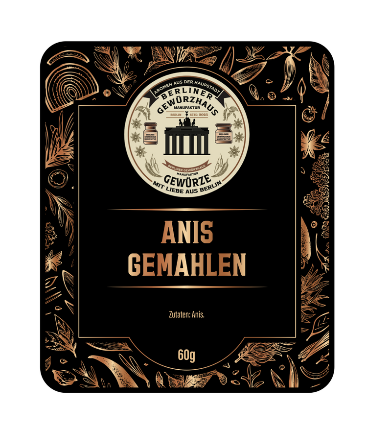 Anis gemahlen 60g - Berliner-Gewürzhaus-Manufaktur 
