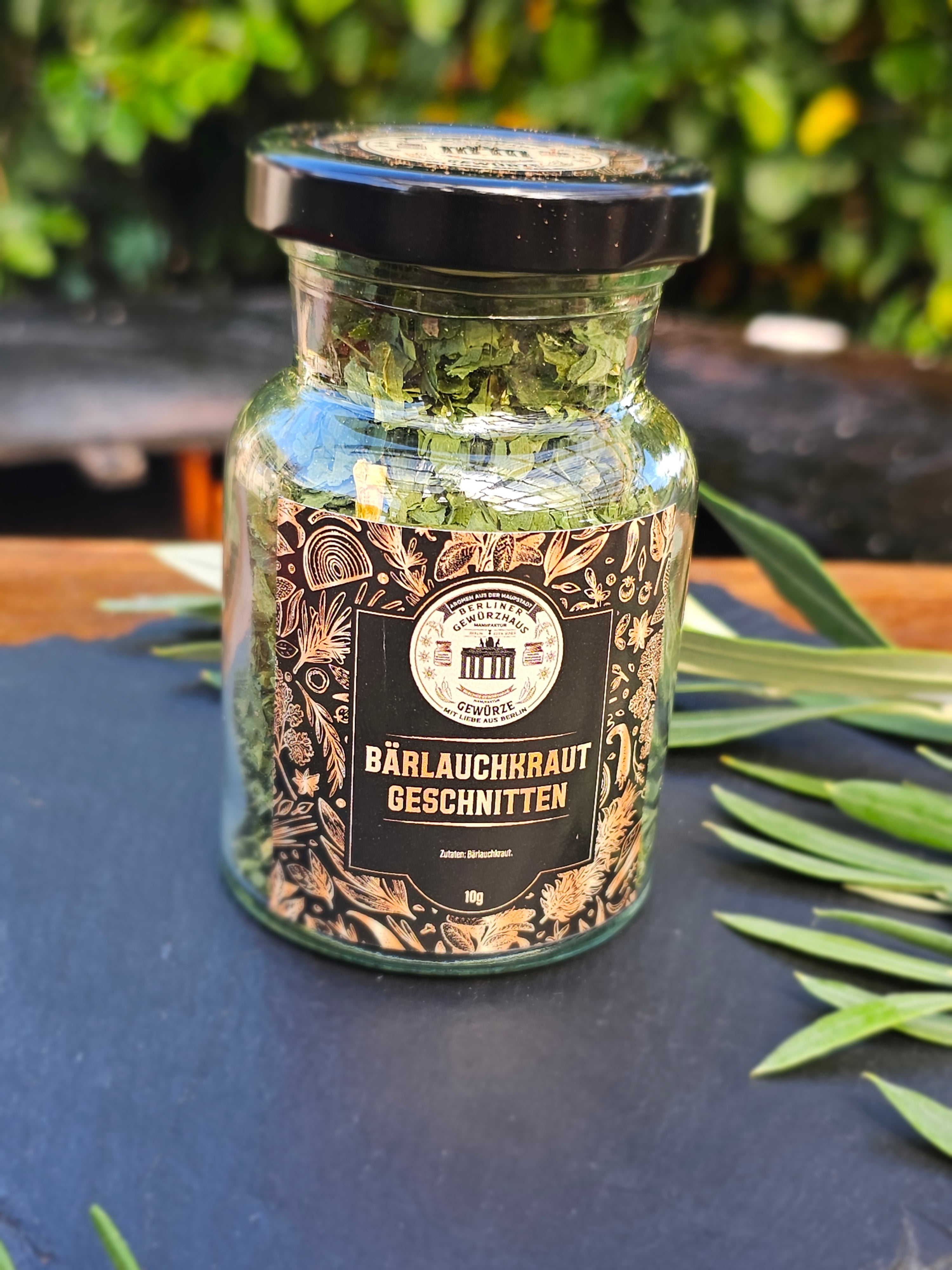 Bärlauchkraut geschnitten 10g - Berliner-Gewürzhaus-Manufaktur 