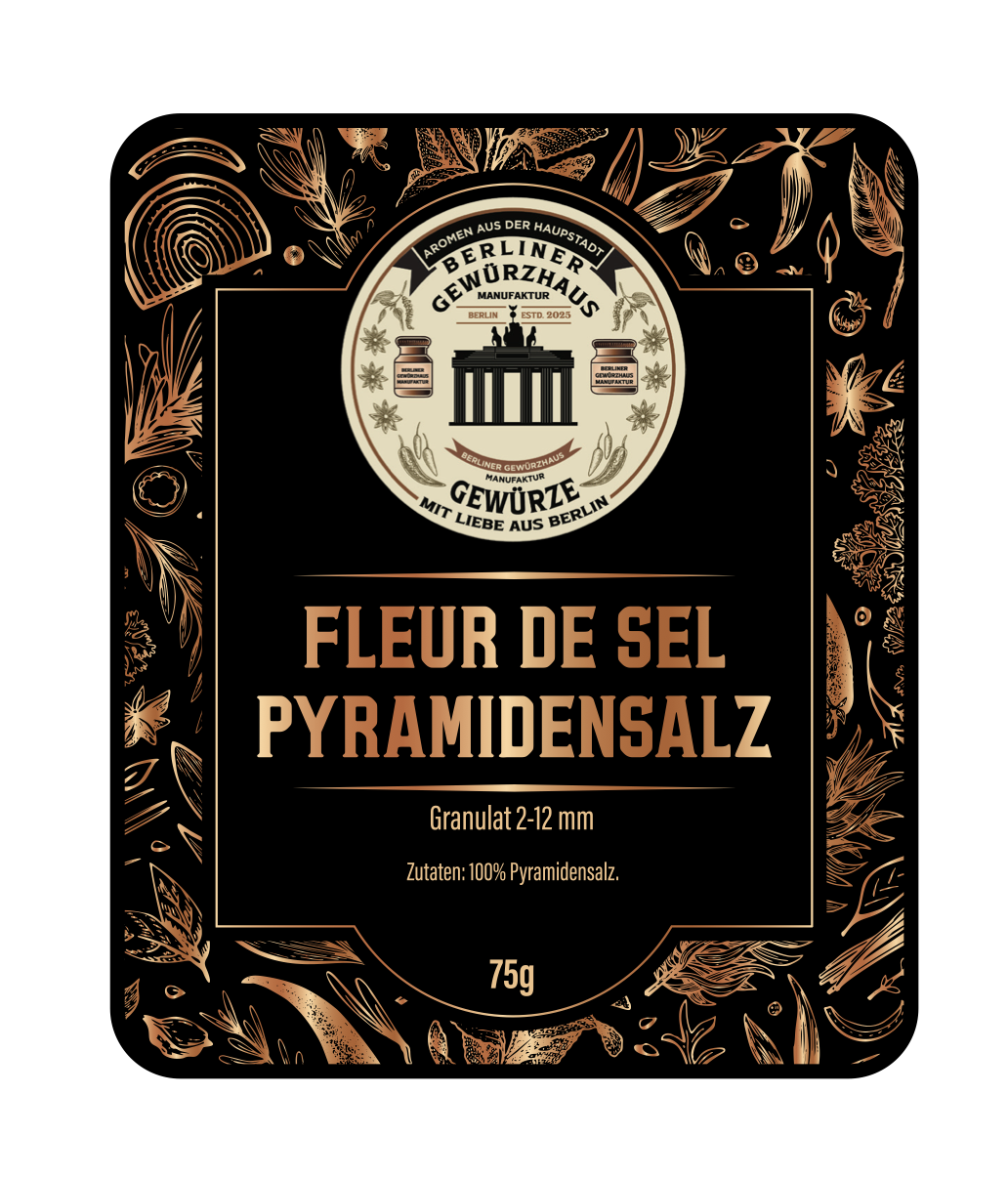 Fleur de Sel  Pyramidensalz 2-12 mm 75g