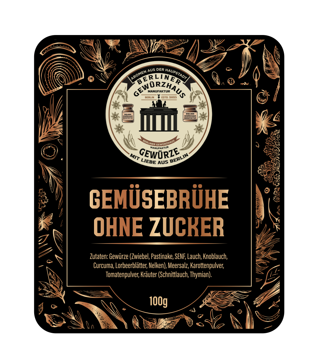 Gemüsebrühe ohne Zucker 100g