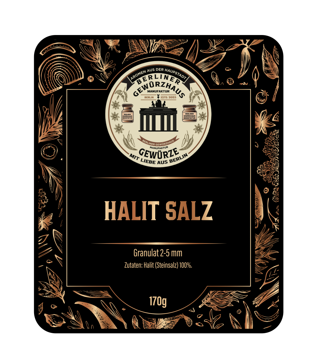 Halit Salz Granulat 2–5 mm 170g - Berliner-Gewürzhaus-Manufaktur 