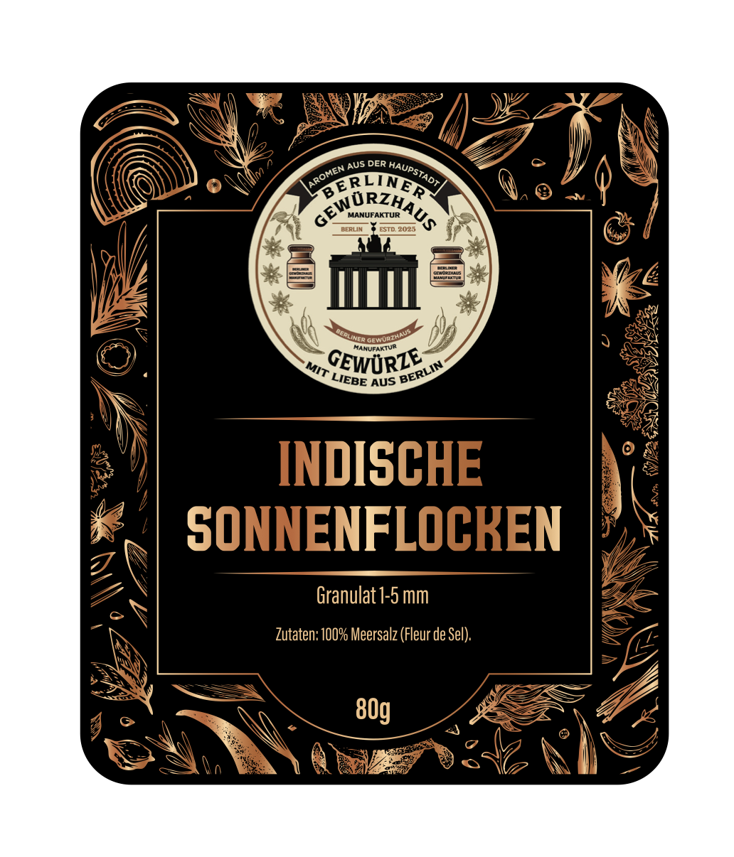 Indische Sonnenflocken  1-5 mm 80g - Berliner-Gewürzhaus-Manufaktur 