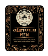 Kräuterfeuer Pesto 75g - Berliner-Gewürzhaus-Manufaktur 