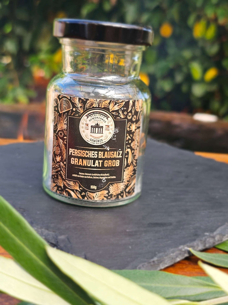 Persisches Blausalz Granulat Grob 150g - Berliner-Gewürzhaus-Manufaktur 