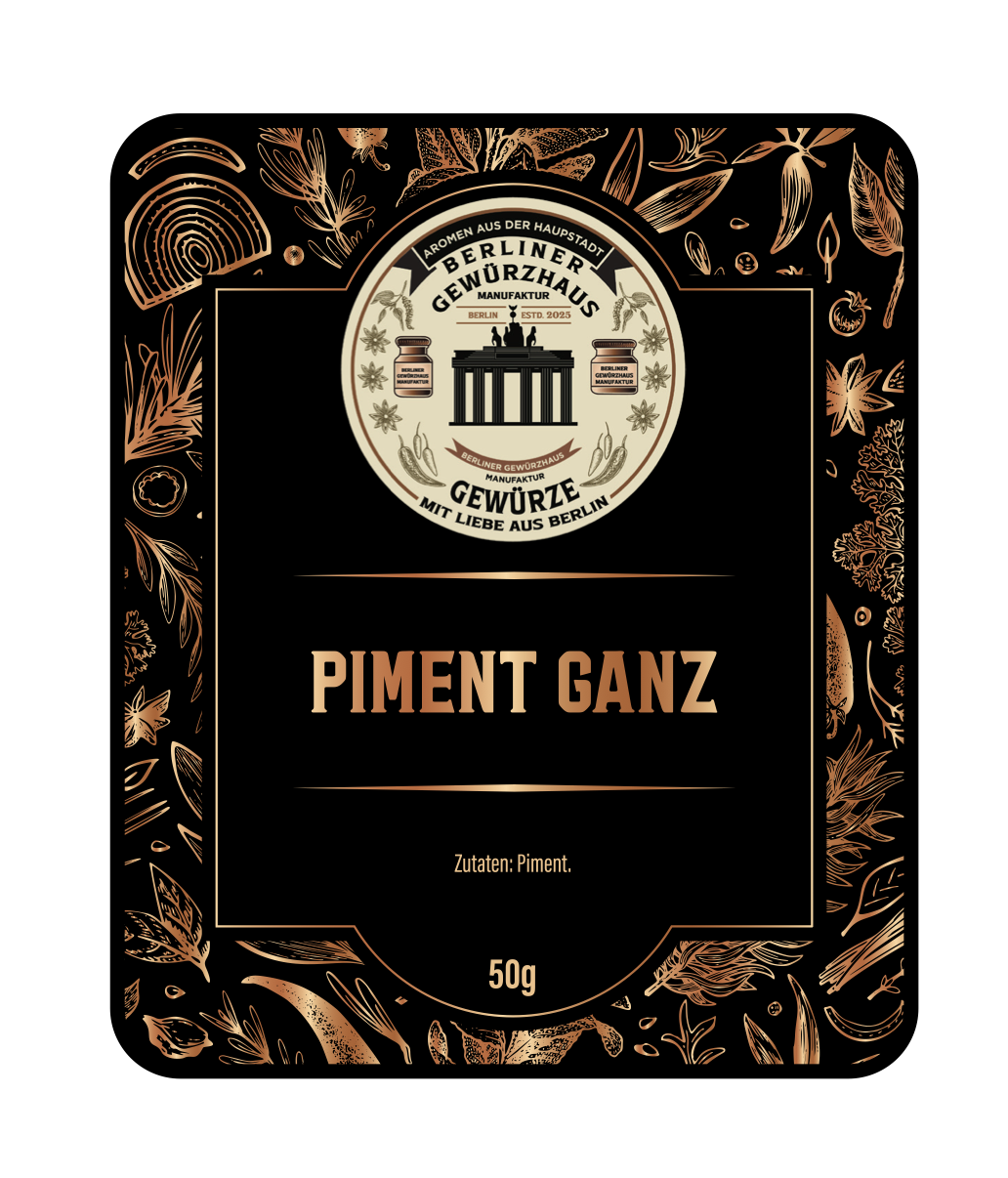 Piment ganz 50g - Berliner-Gewürzhaus-Manufaktur 