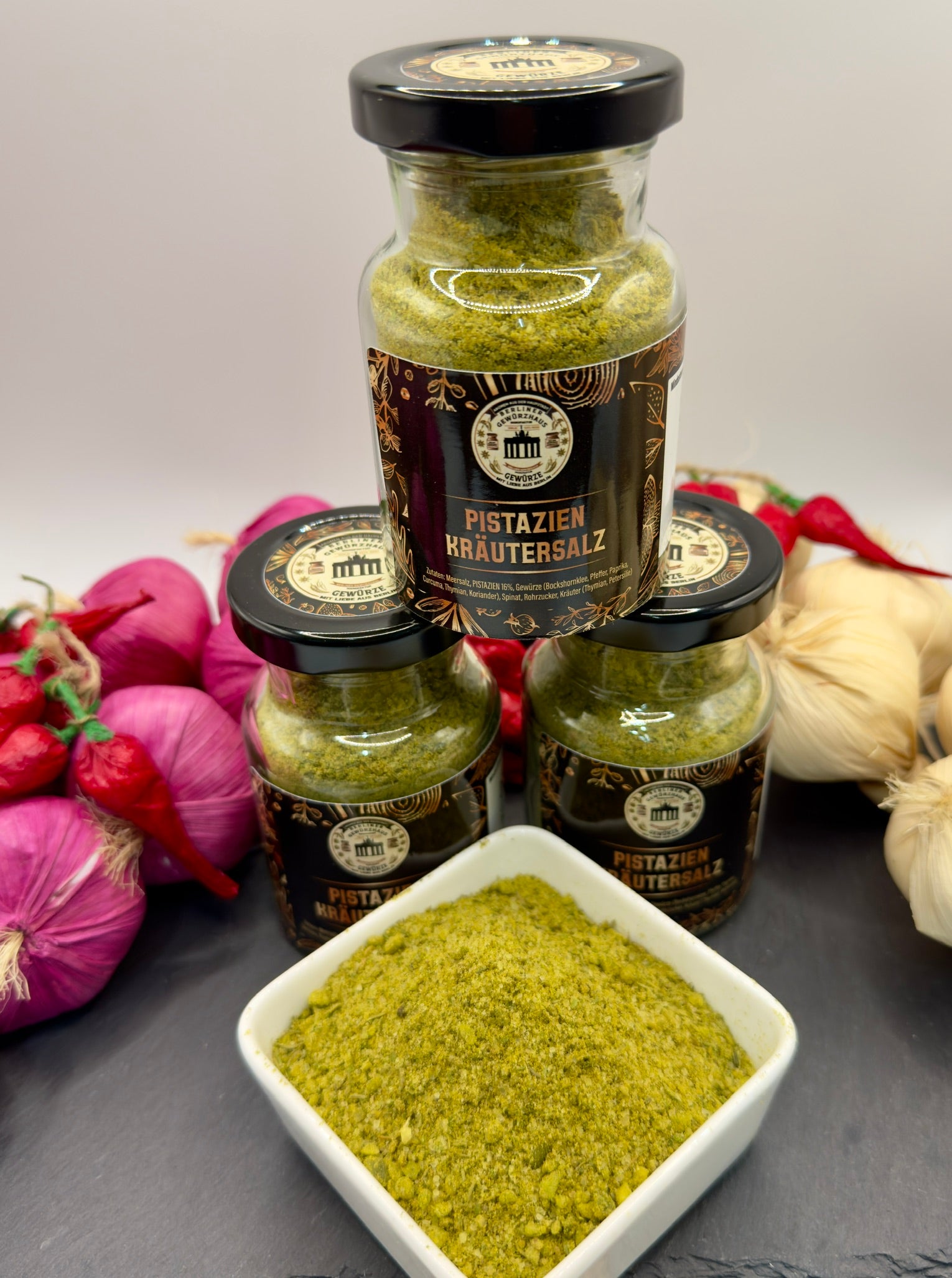 Pistazien Gewürzsalz 120g - Berliner-Gewürzhaus-Manufaktur 