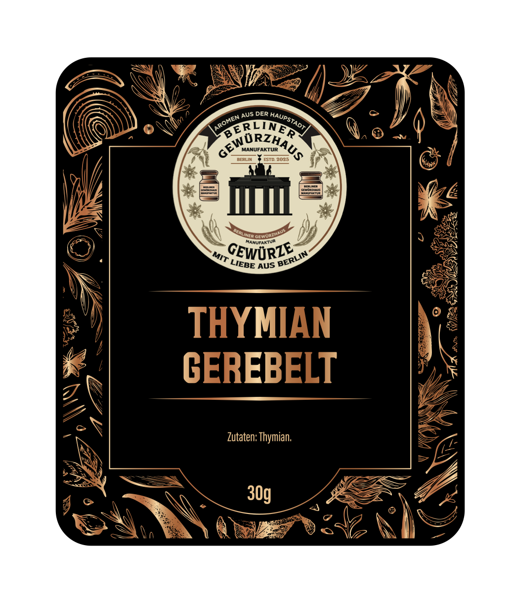 Thymian gerebelt 30g - Berliner-Gewürzhaus-Manufaktur 