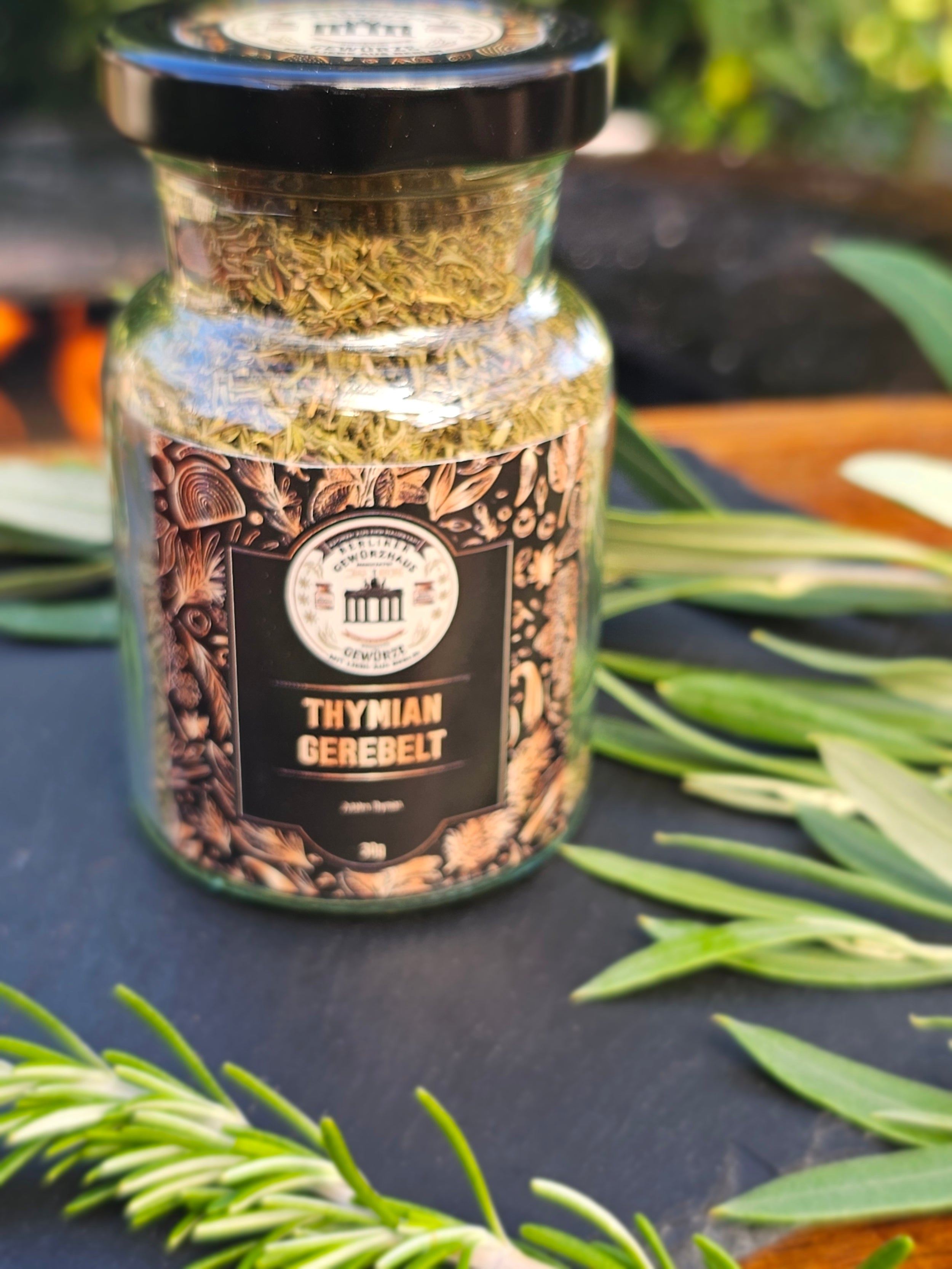 Thymian gerebelt 30g - Berliner-Gewürzhaus-Manufaktur 