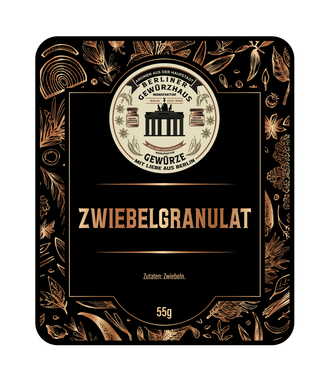 Zwiebelgranulat 55g - Berliner-Gewürzhaus-Manufaktur 