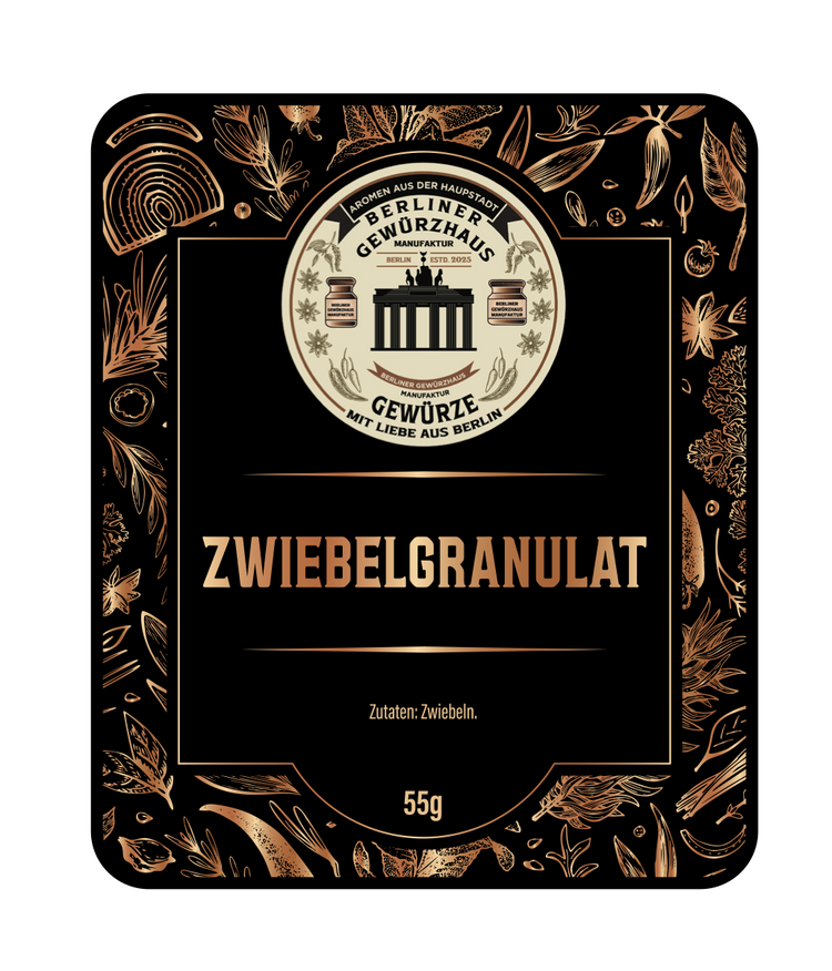 Zwiebelgranulat 55g - Berliner-Gewürzhaus-Manufaktur 